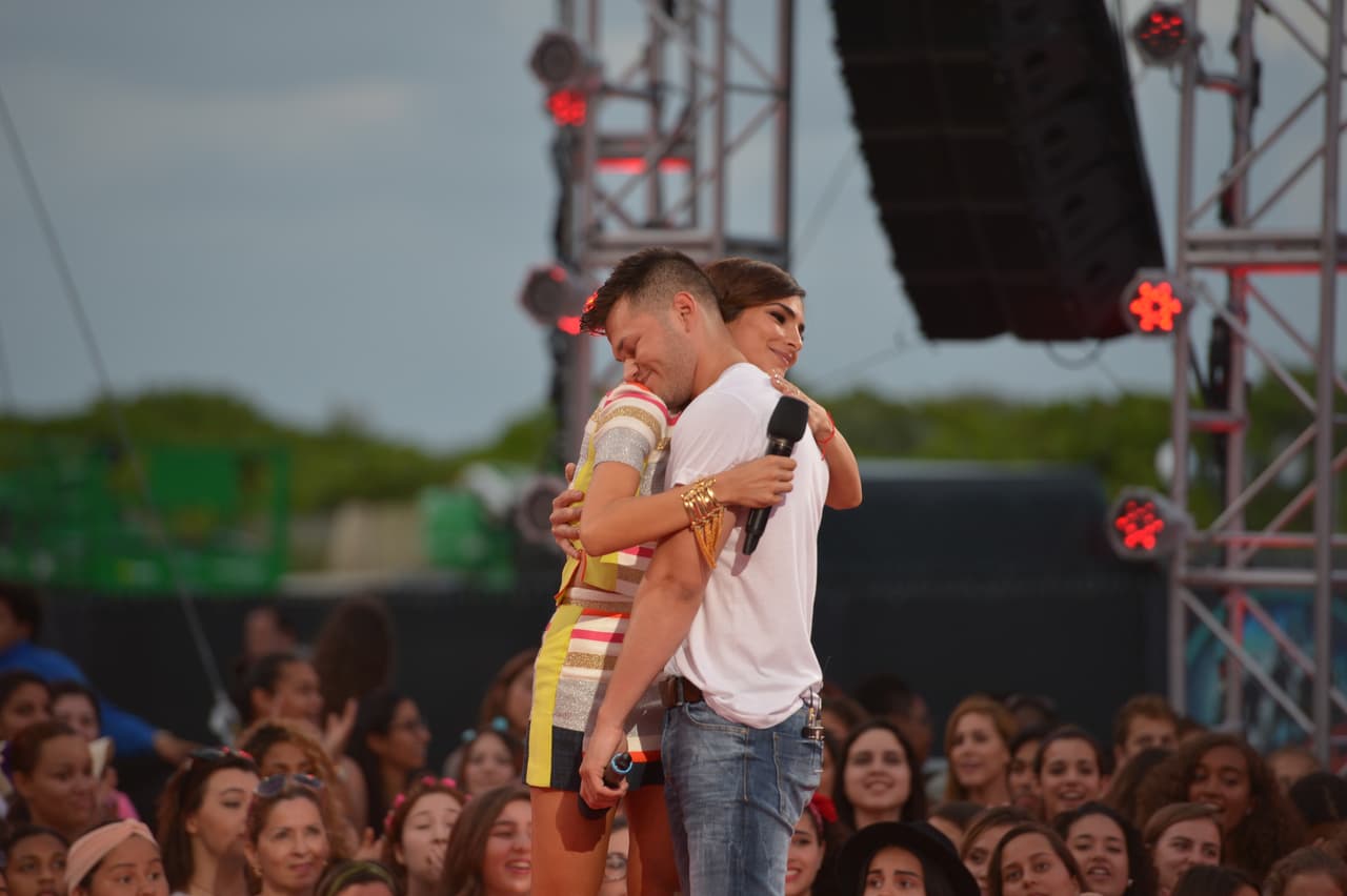 A Brian casi no lo vemos en la segunda fase de La Banda. Sólo sacó el 73 por ciento de los votos. Según Laura, le faltó el 2 por ciento de su novia. La italiana lo salvó.