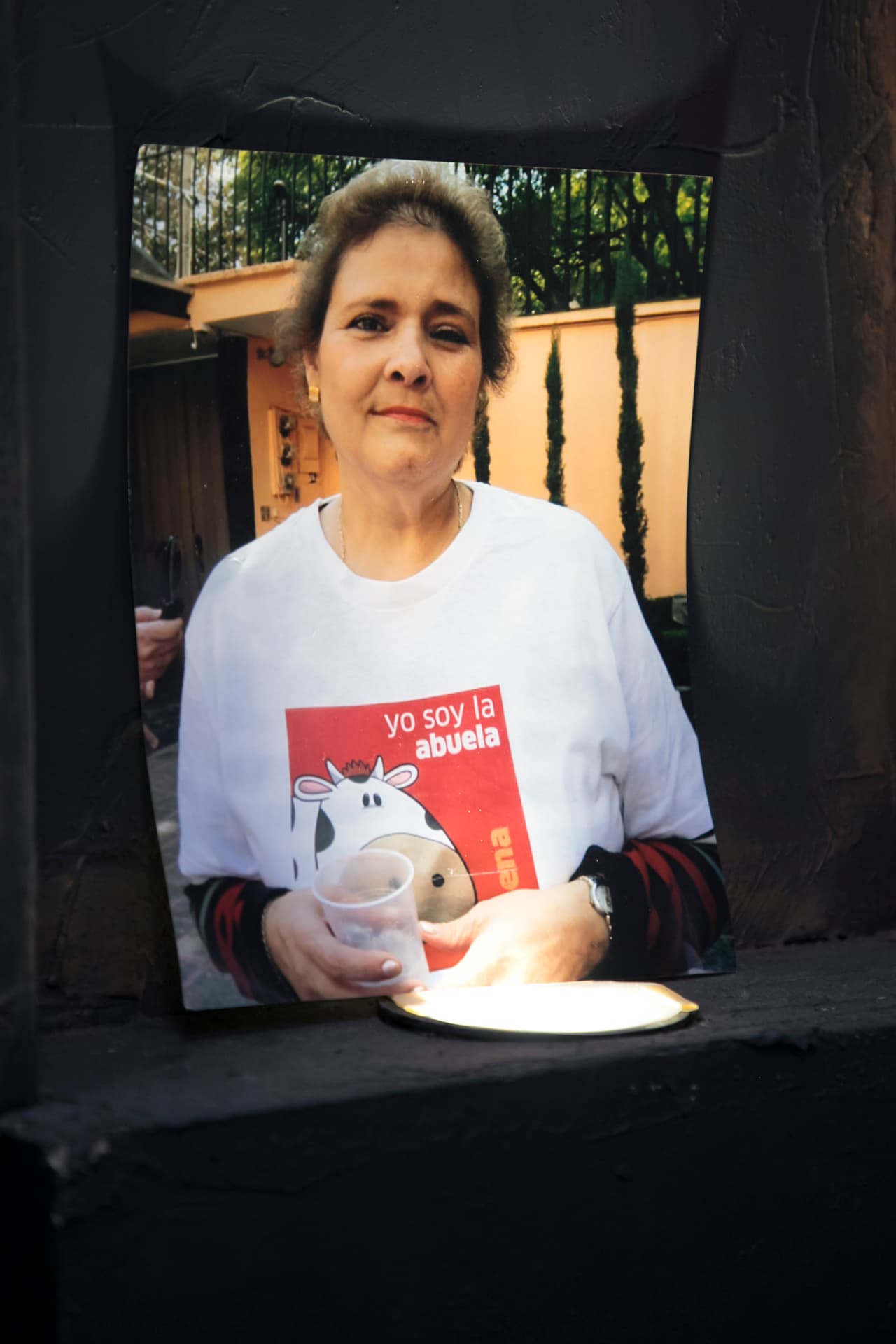 Así como la instantánea de la fallecida señora Gudiño, quien les enseñó algunas recetas de cocina.