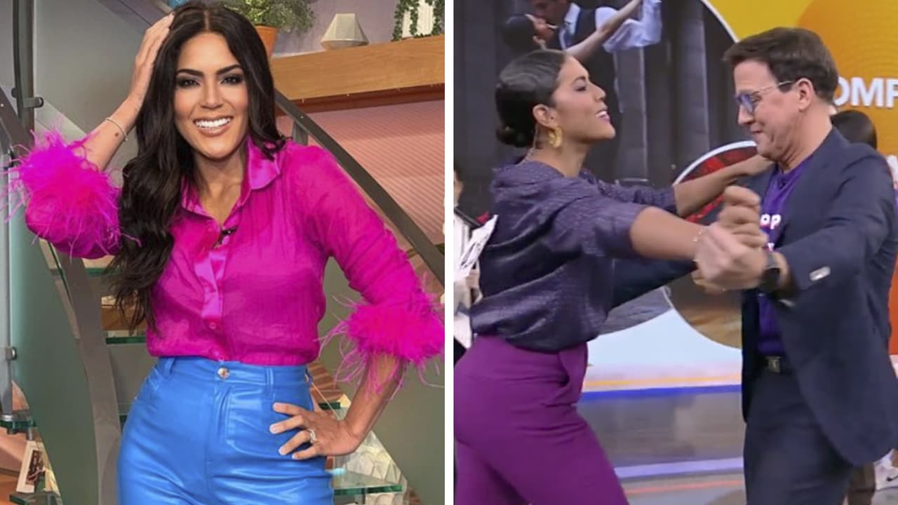 Francisca se cayó en pleno programa y quedó en video, el detrás de cámara de Despierta América