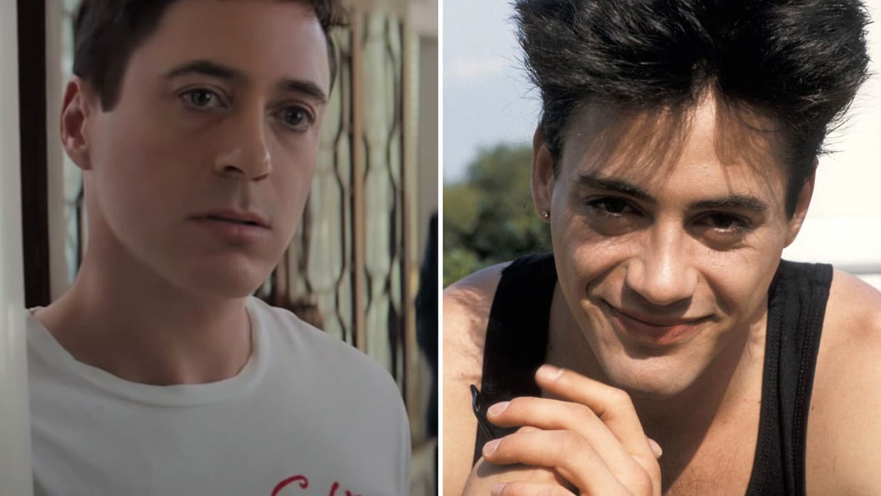 La foto del lado izquierdo corresponde al actor rejuvenecido por CGI, mientras que del lado derecho puedes ver cómo lucía realmente a sus 25 años.