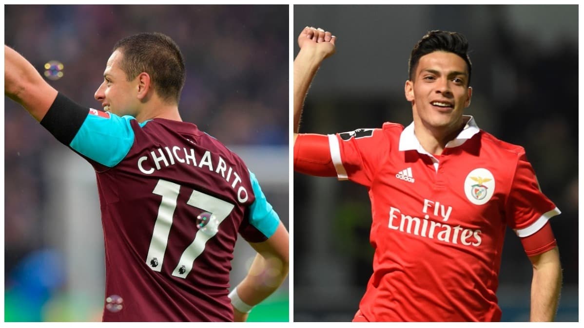 Oribe Peralta, Carlos Vela, Raúl Jiménez, Javier Hernández e Hirving Lozano fueron los llamados por el seleccionador colombiano para ocupar los puestos de delantero.