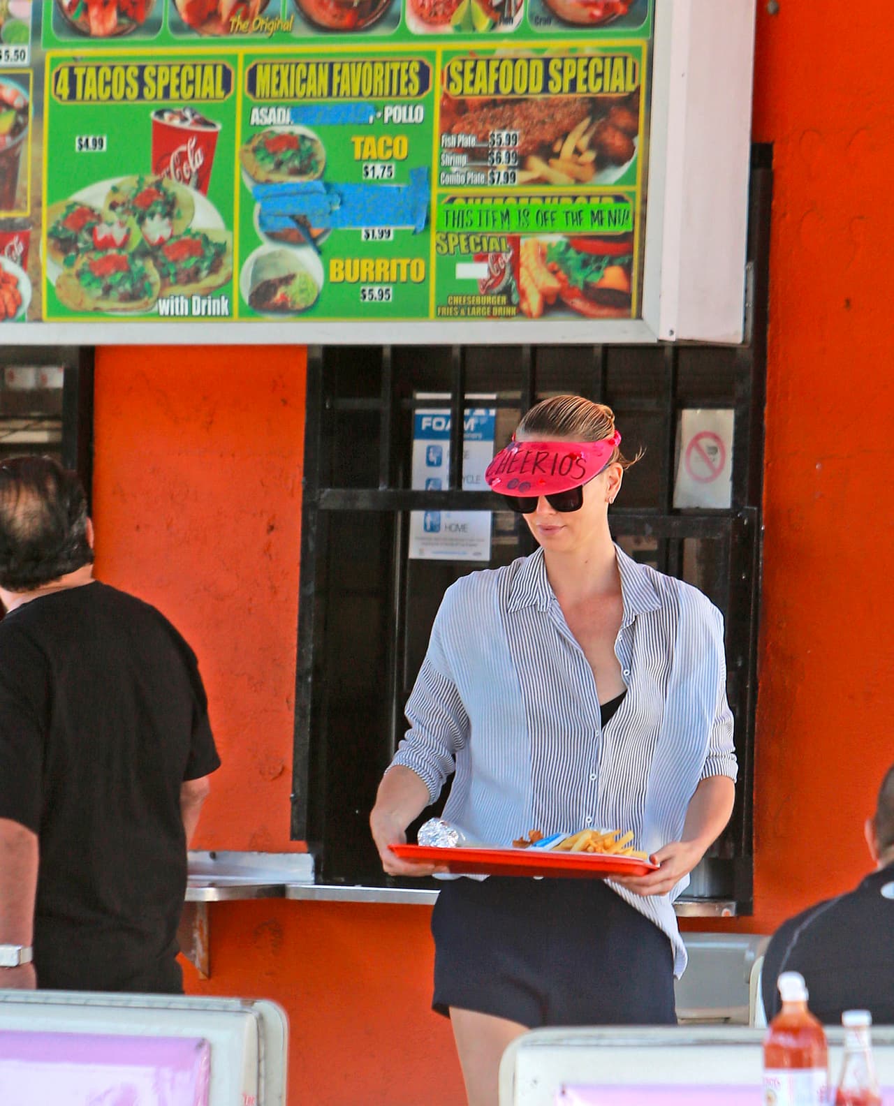 Mira el menú del local mexicano.