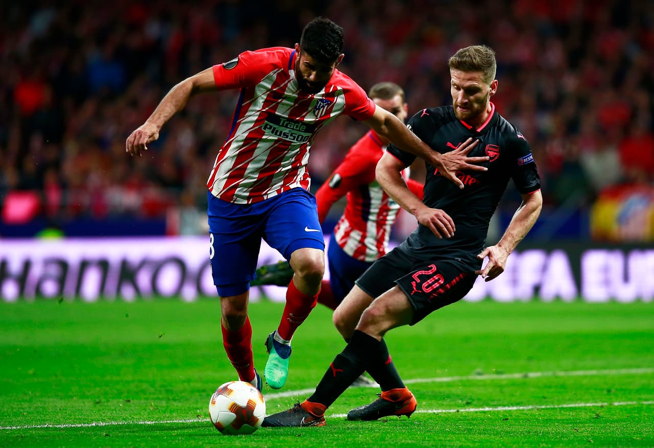 Incluso fueron más peligrosos los ataques de respuesta de Atlético de Madrid.