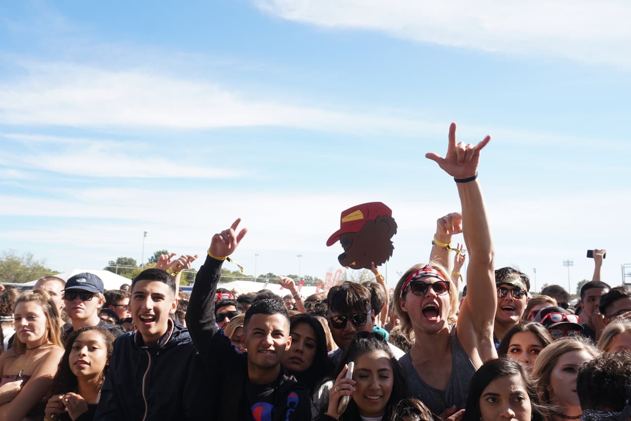 Massive crowds gathered to watch a variety of hip hop groups, from Bamsworth Belli to Wiz Khalifa. These are just a few of our favorite crowd photos.