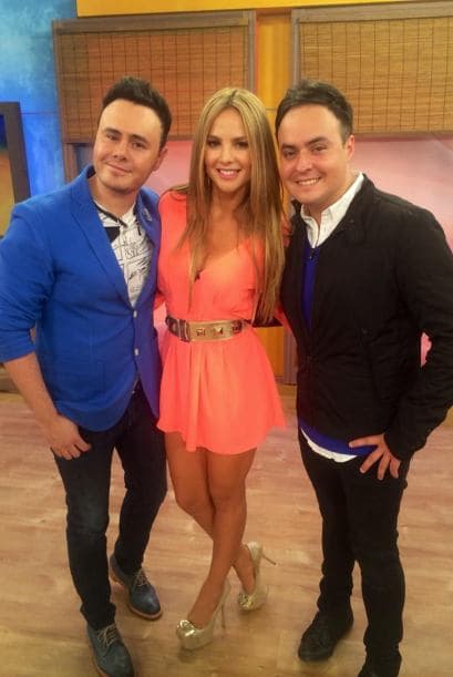 "Me enamoró la musica de @rioromamx hoy en @DespiertaAmeric", dijo Ximena Córdoba. (Julio 21, 2014)
