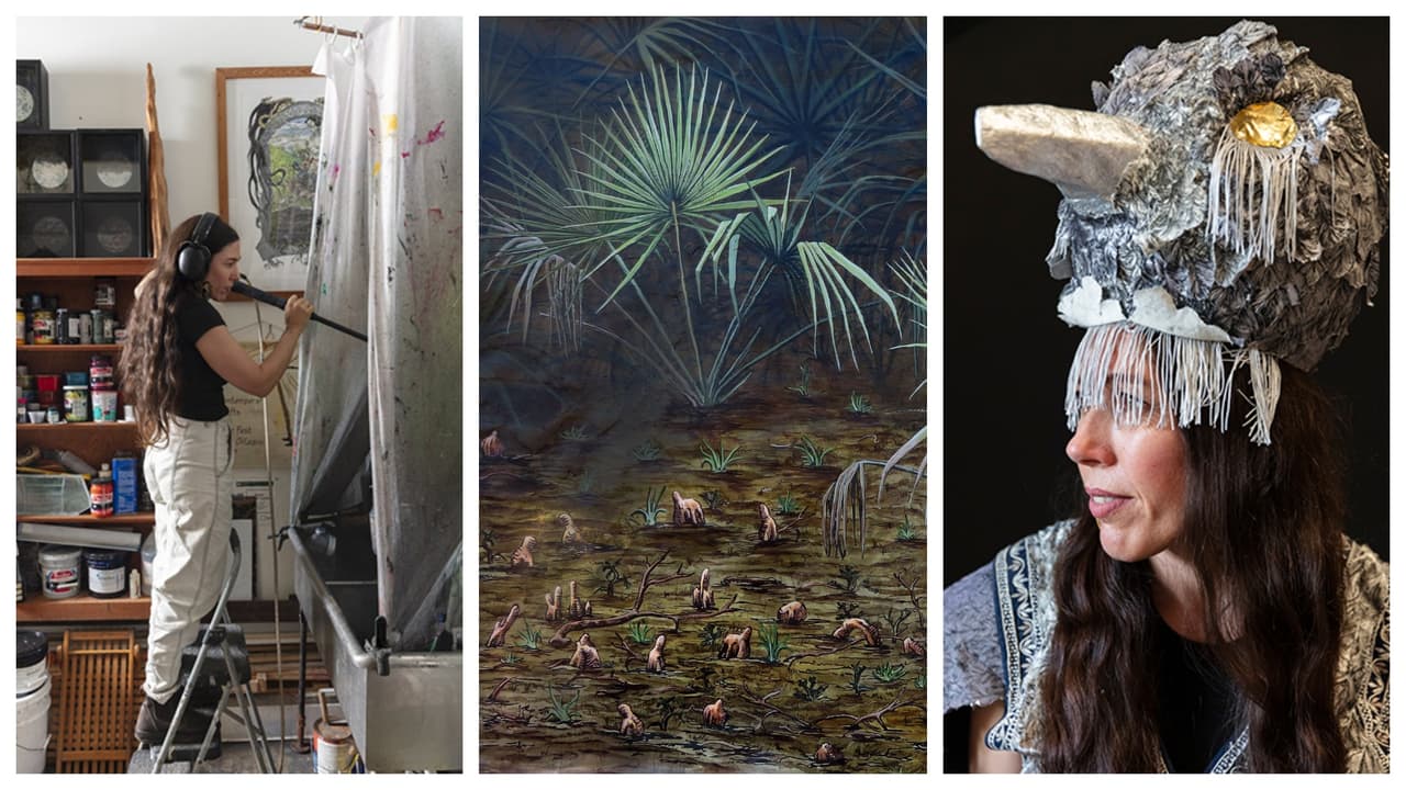 LSU escoge a Pippin Frisbie-Calder como artista residente 2025 de la Facultad de Medicina Veterinaria