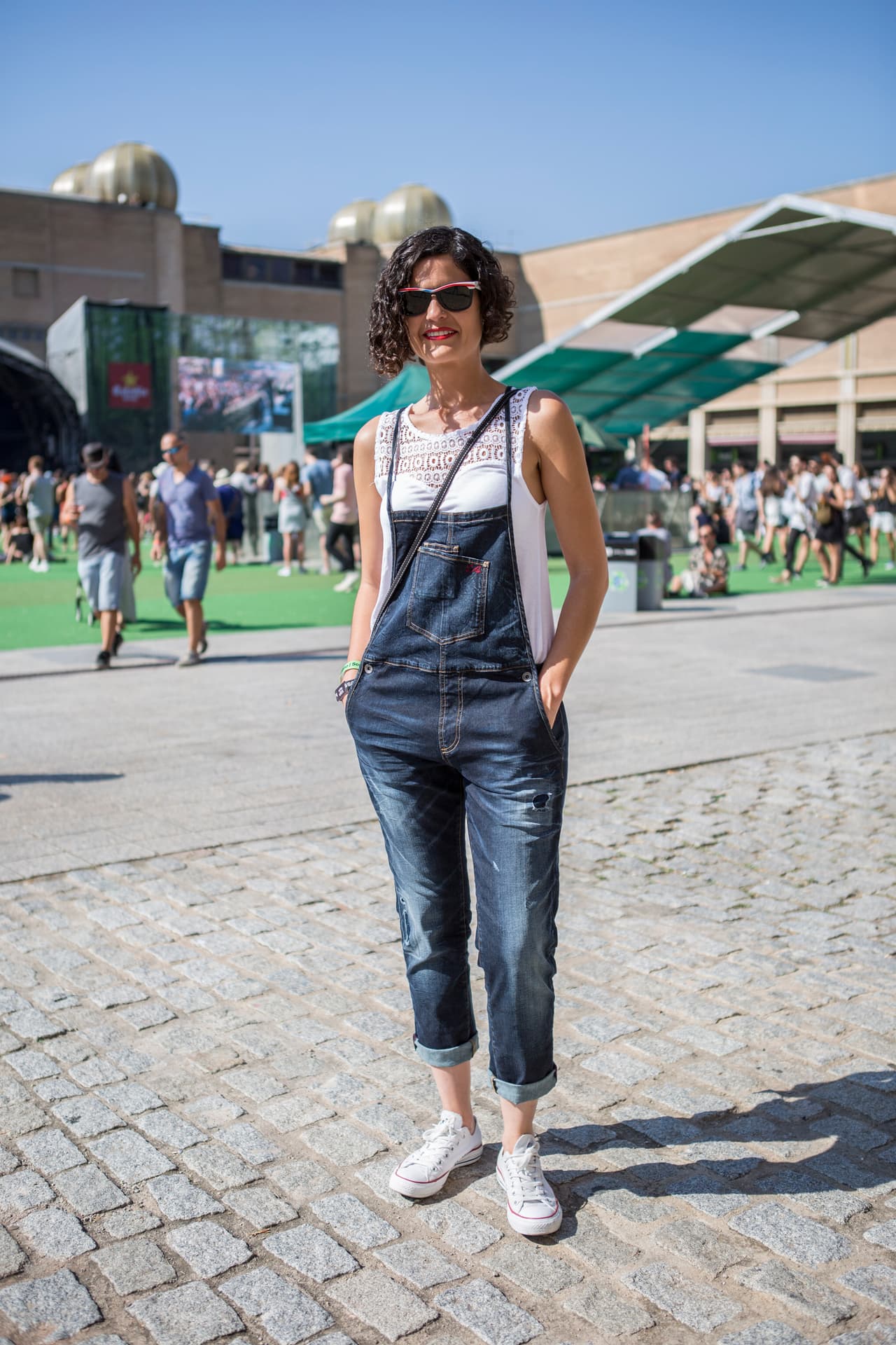 El más común es el denim overall, pero recordemos también que hay muchos tonos de esta versátil tela.