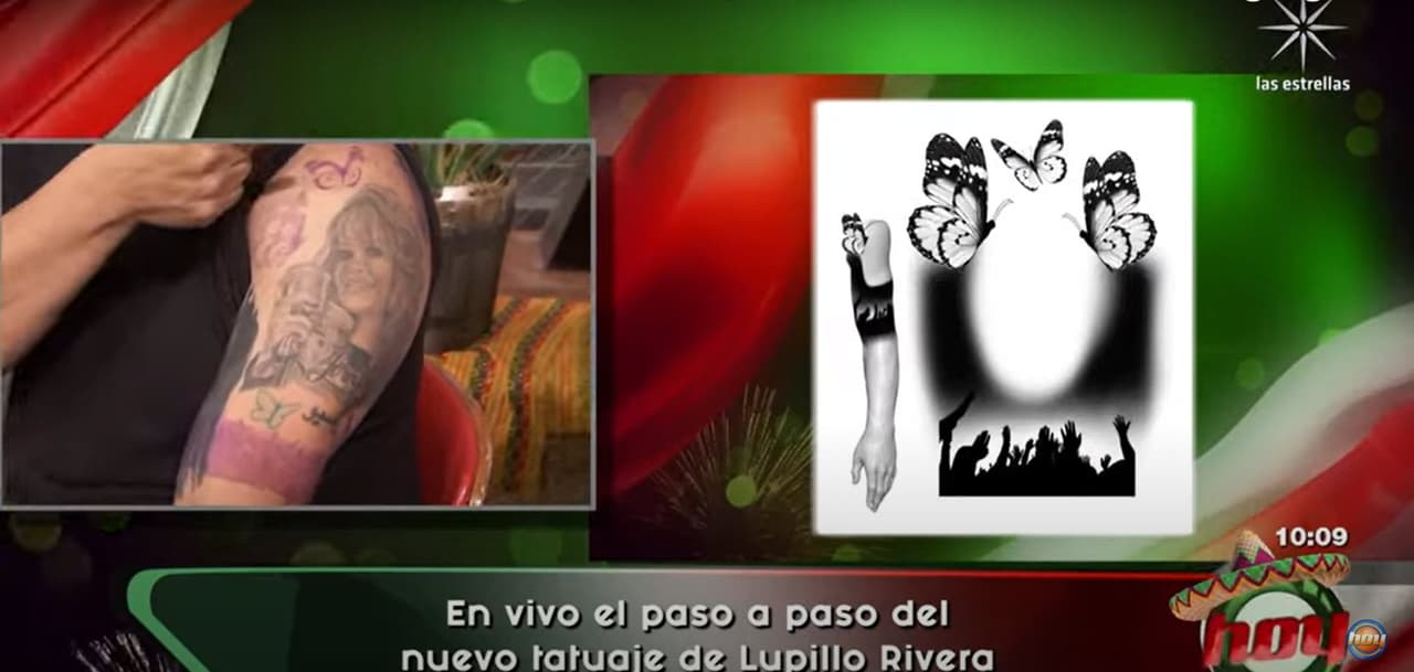 Debajo de 'La Gran Señora' habrá 
<b>público que la ovaciona</b> y el manchón también se convertirá en muchedumbre, aunque esa parte será tatuada con pintura blanca.
<br>