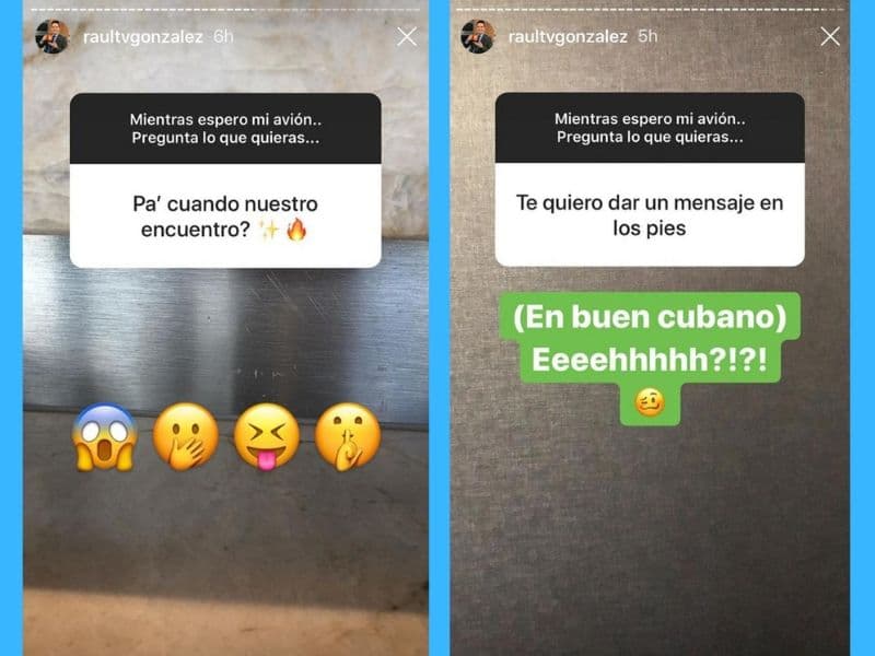 En este acercamiento con sus fans de redes sociales hubo de todo, hasta pícaras propuestas.