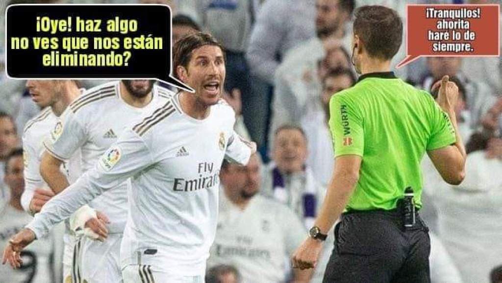 Los memes haciendo leña del árbol caído (Real Madrid).