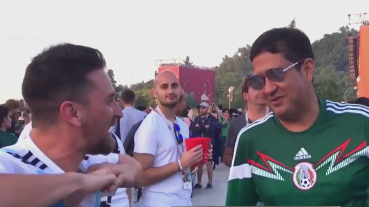 Argentino ha intercambiado cerca de 30 camisetas con hinchas de otros países en Rusia 2018