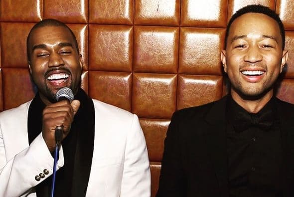 Él y Kanye son muy buenos amigos. "Happy YeDay" deseó el músico al rapero.