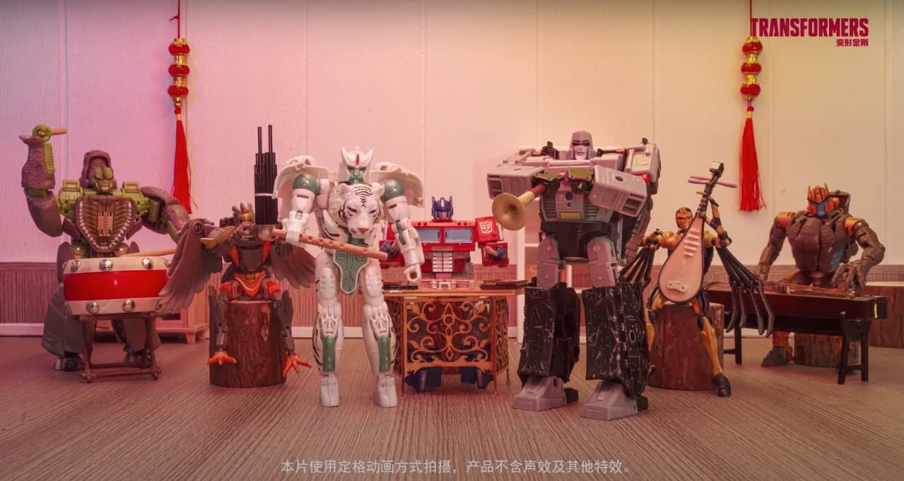 Transformers celebran el Año Nuevo Chino con un stop motion