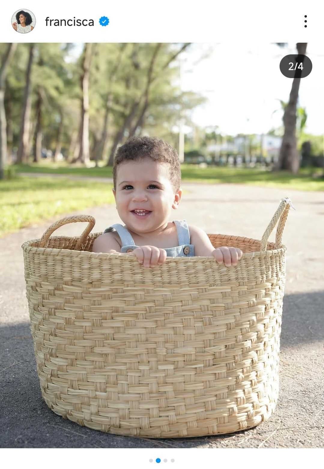 Franco, bebé de Francisca, cumplió un año.