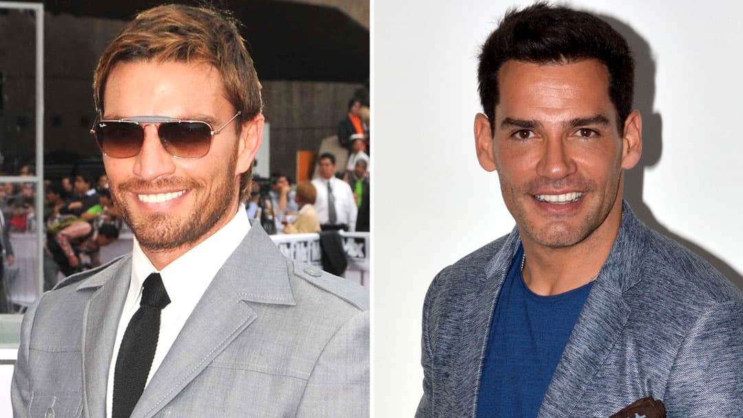 Rivales en "Sueño de amor", Julián Gil del equipo de los rubios y Cristián de la Fuente de los morenos. ¿A quién le darías un beso?