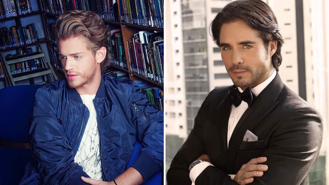 Polo Morín se está convirtiendo en uno de los galanes juveniles de moda, por su parte José Ron ya tiene varios años en este medio.