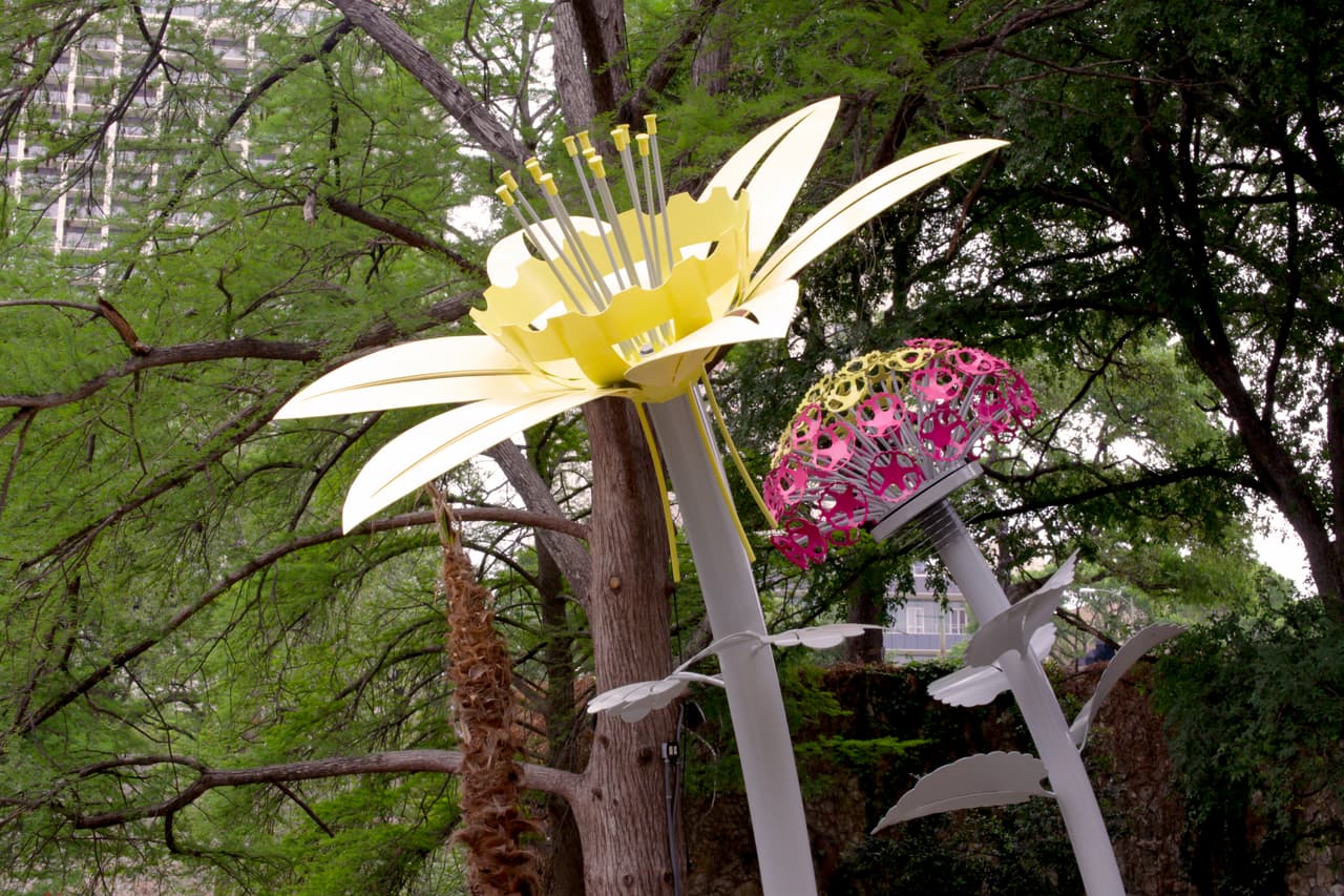 También sirven para indicar las pulgadas de lluvias que han caido en San Antonio.