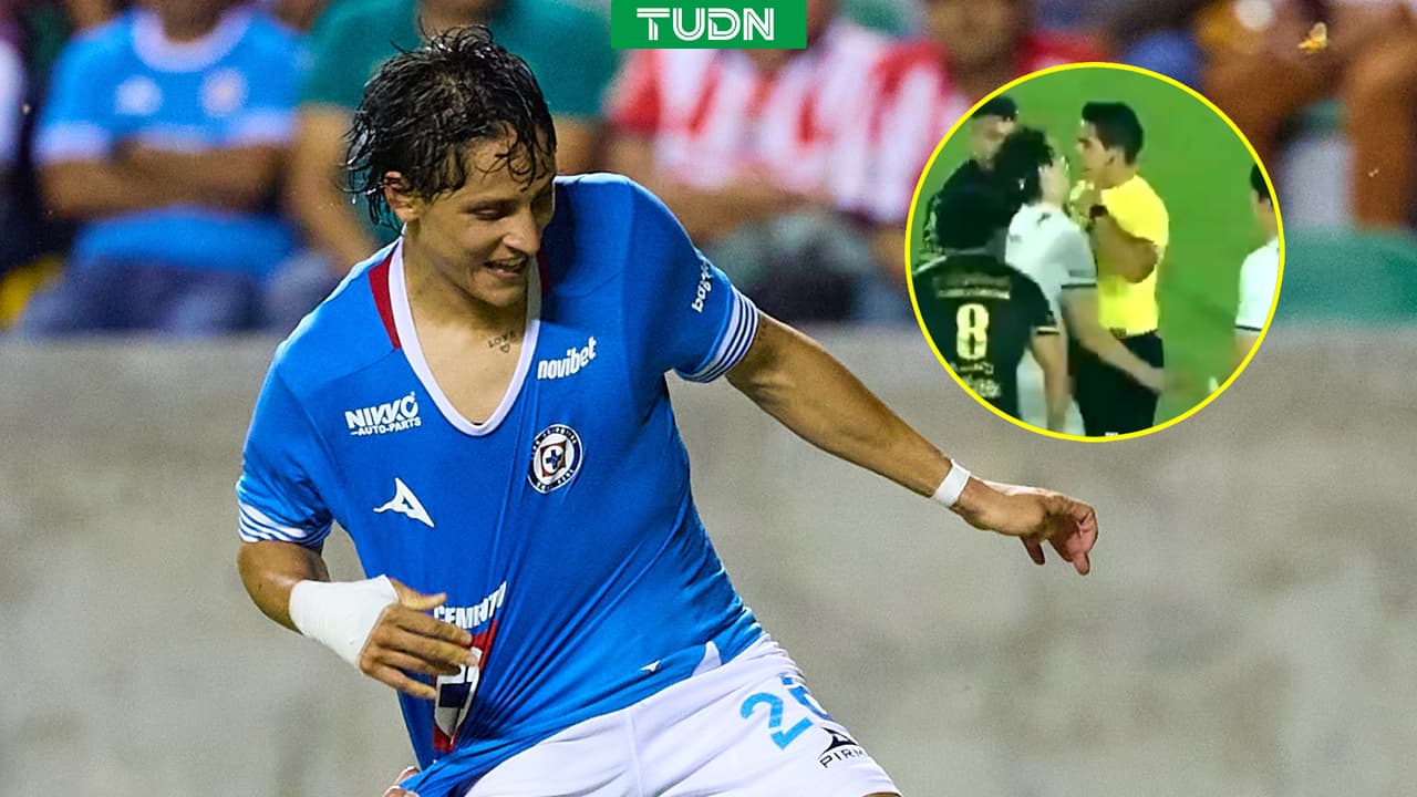 Leonardo Sámano empuja al árbitro en pleno partido en Liga Expansión