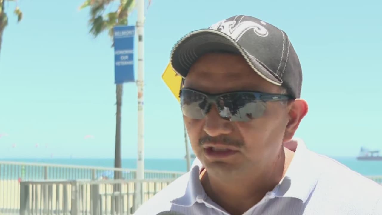 Vendedor ambulante hispano denuncia golpiza y amenazas de tres sospechosos en playa de Long Beach