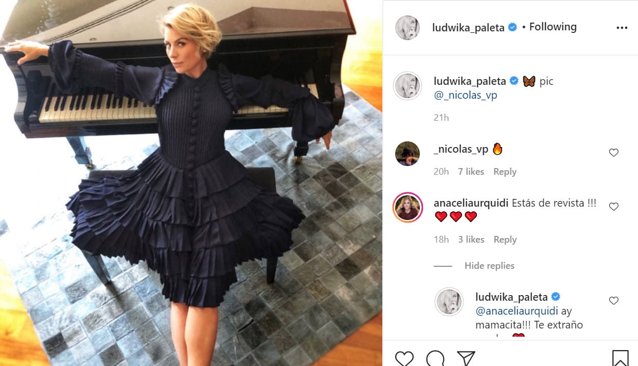 La sorpresa fue que las imágenes fueron tomadas por su hijo. La misma actriz acreditó las imágenes a su primogénito. 
<br>