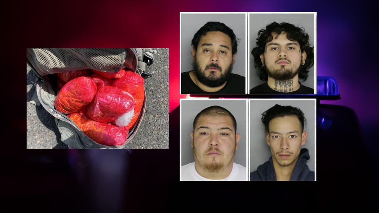 Arrestan a cuatro hombres de California en redada antidroga en Pensilvania