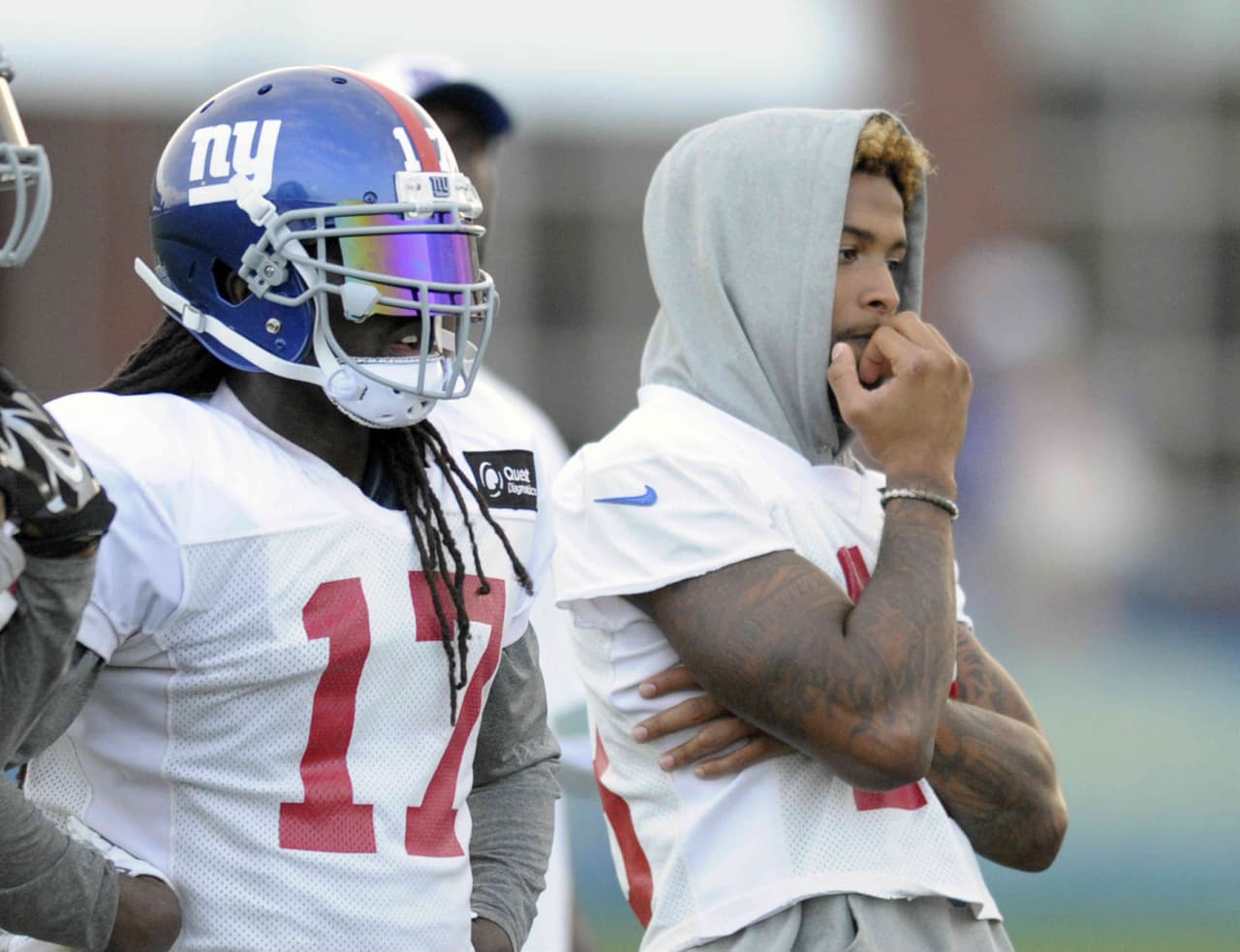 El receptor Odel Beckham Jr. no entrenó debido a una lesión en el biceps femoral