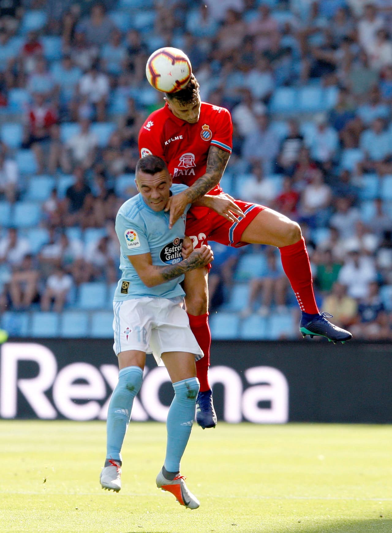 La persistencia del ataque de Celta de Vigo, liderado por Iago Aspas, generó un autogol de David López al minuto 6 del segundo tiempo para poner el 1-1.