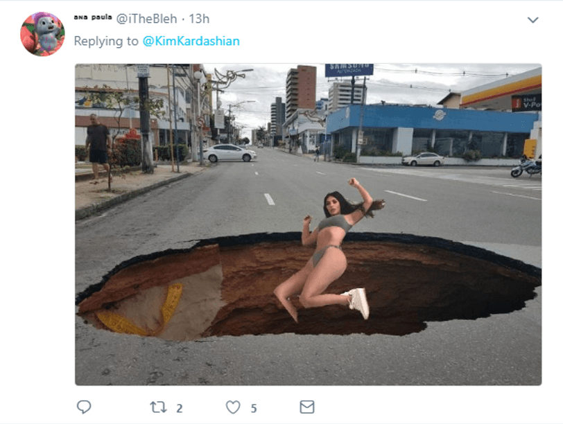 Así respondieron los seguidores de Kardashian.