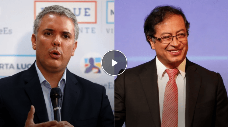 Patricia Janiot entrevista a los candidatos colombianos Iván Duque y Gustavo Petro