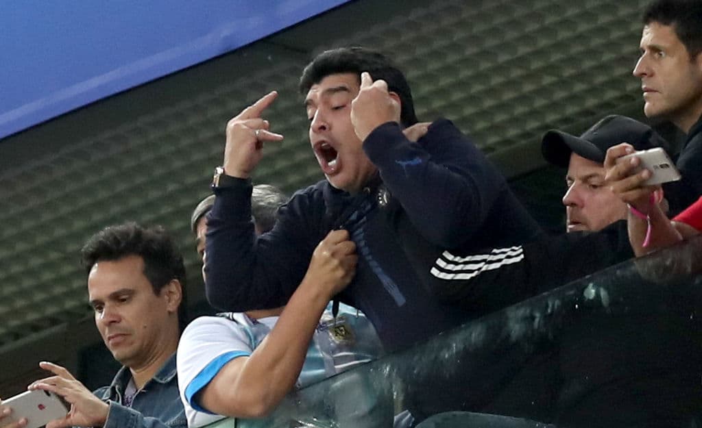 Nos quedaba muy clara la trascendencia del riesgo que conllevaba el Argentina-Nigeria en San Petersburgo por el Grupo D de la Copa del Mundo pero, ¿ameritaba la conducta que mostró Diego Maradona?