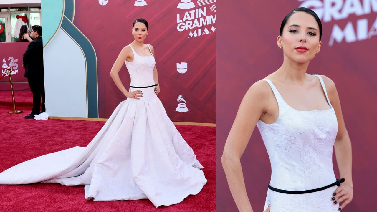 Majo Aguilar arriba a Latin GRAMMY 2024.