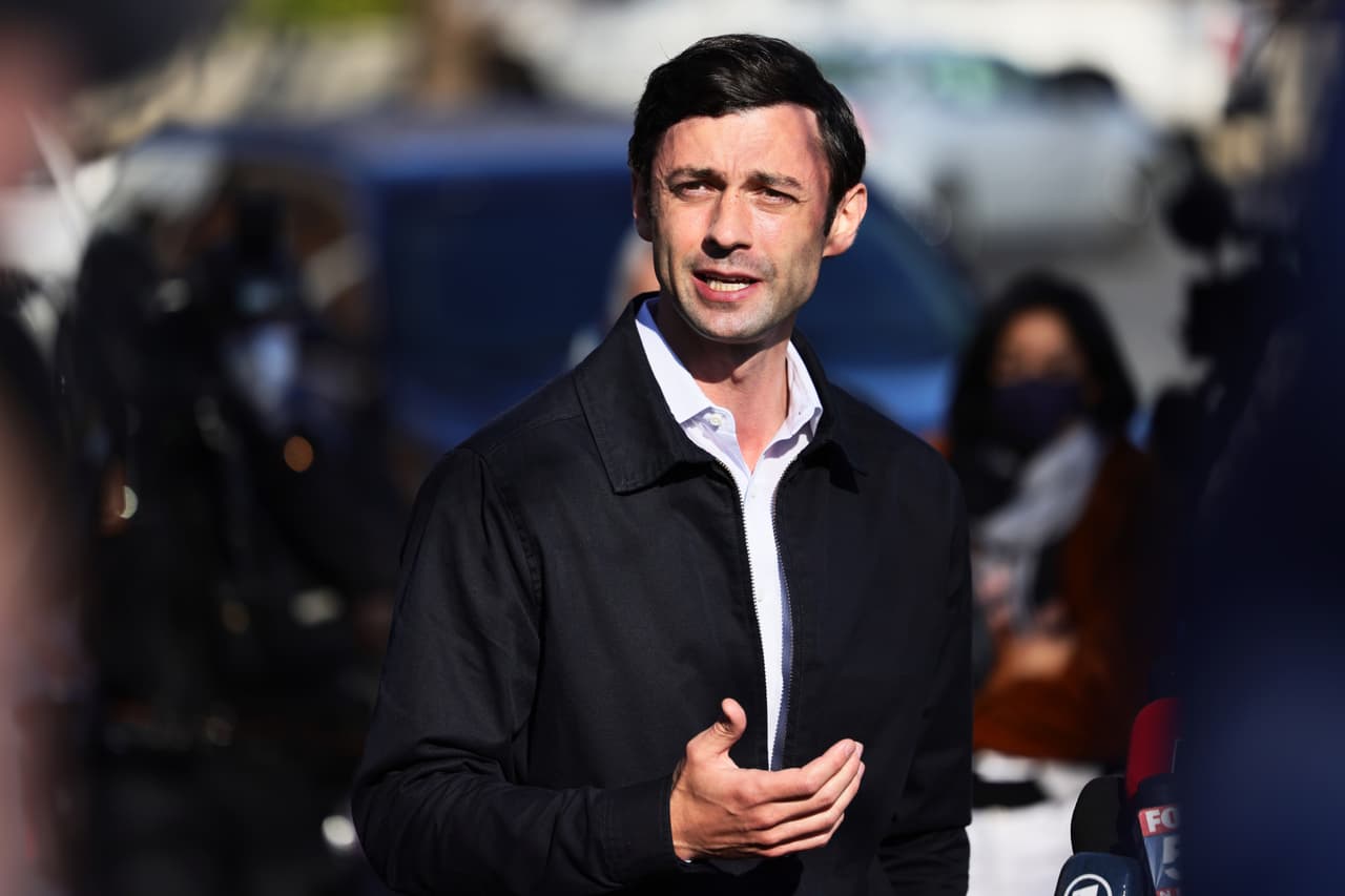 El candidato al Senado por el estado de Georgia, Jon Ossoff.