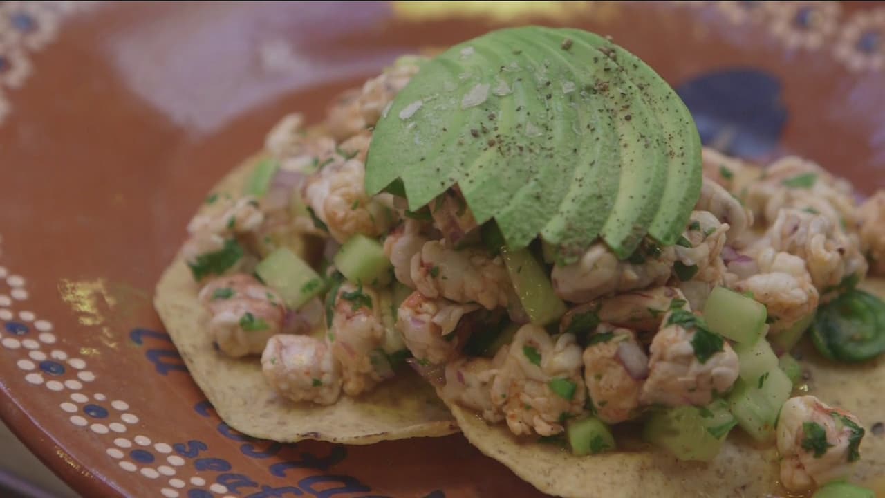 O un delicioso ceviche de camarón.