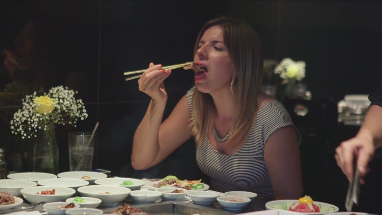 Por eso Fer probó varios platillos tradicionales de Corea.