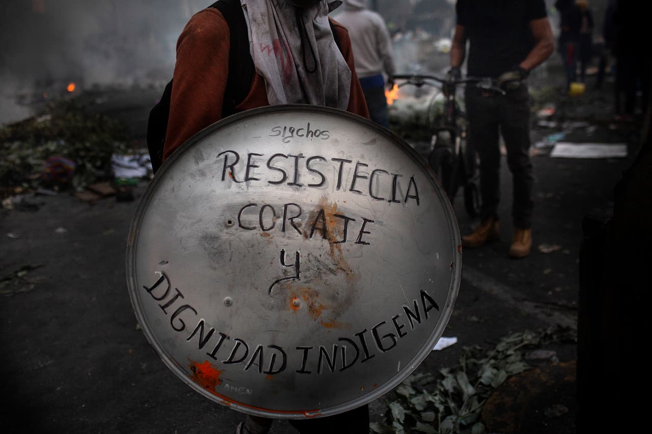 Enfrentamientos en Ecuador