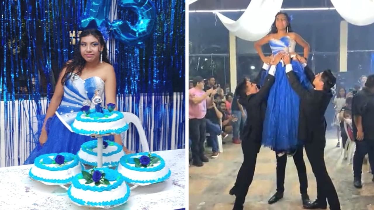 Familia dejó plantada a quinceañera pero su fiesta tuvo un giro inesperado: hasta bailó el vals