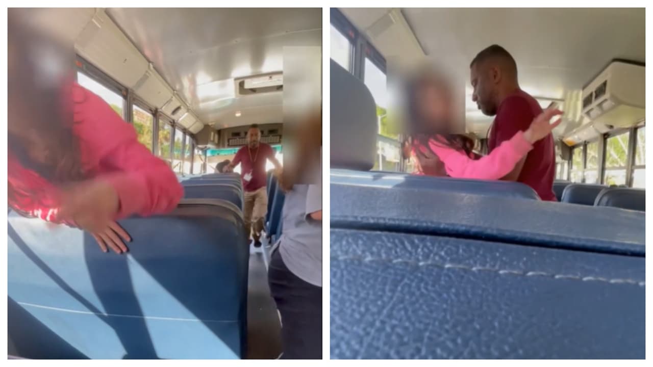 Captan agresión a niña con discapacidad por parte de un asistente de un autobús escolar en Florida