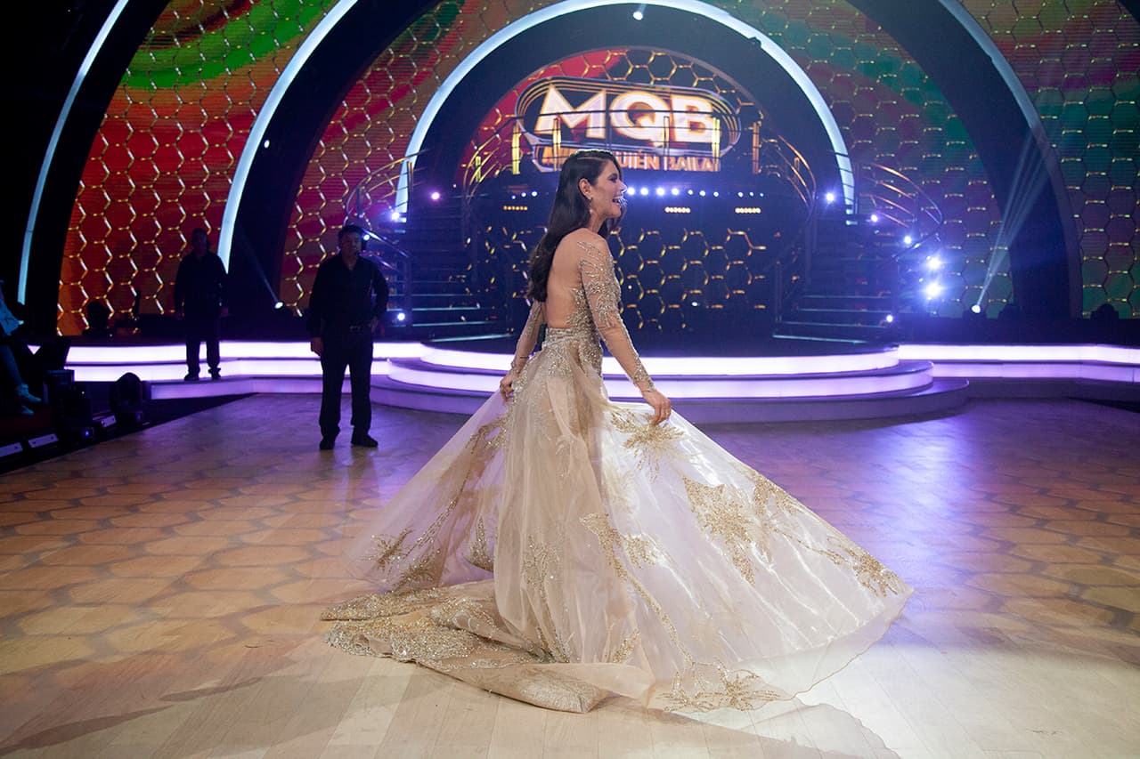 Detalle del vestido de Chiquinquirá en MQB.