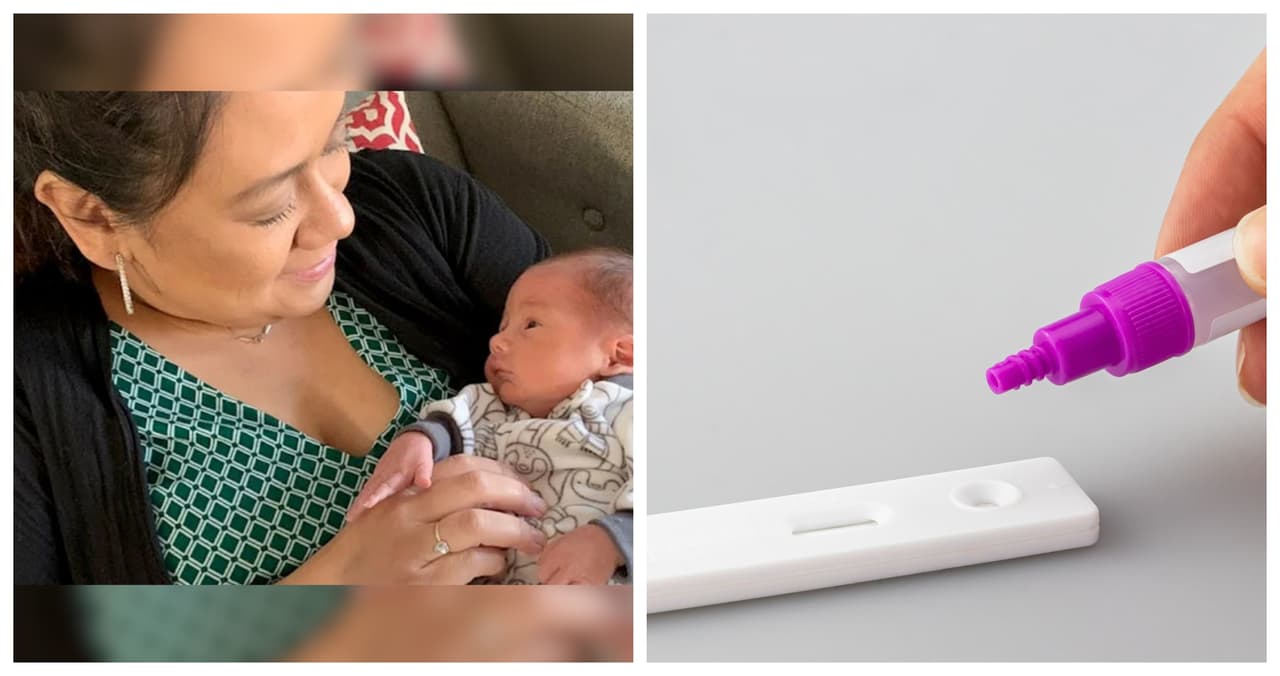 Madre de tres hijos pensó que tenía covid-19, pero resultó que estaba embarazada