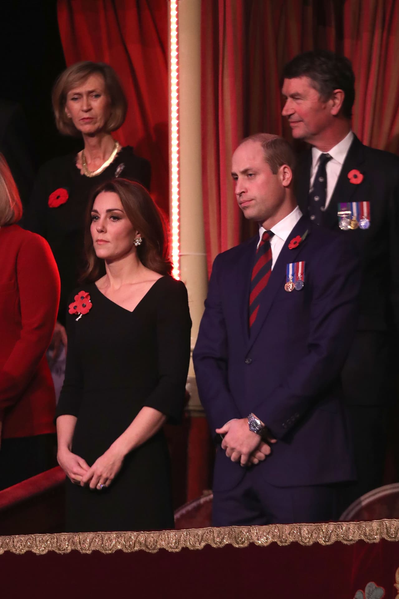 A este mismo acto conmemorativo asistieron los duques de Cambridge Kate Middleton y el príncipe William.