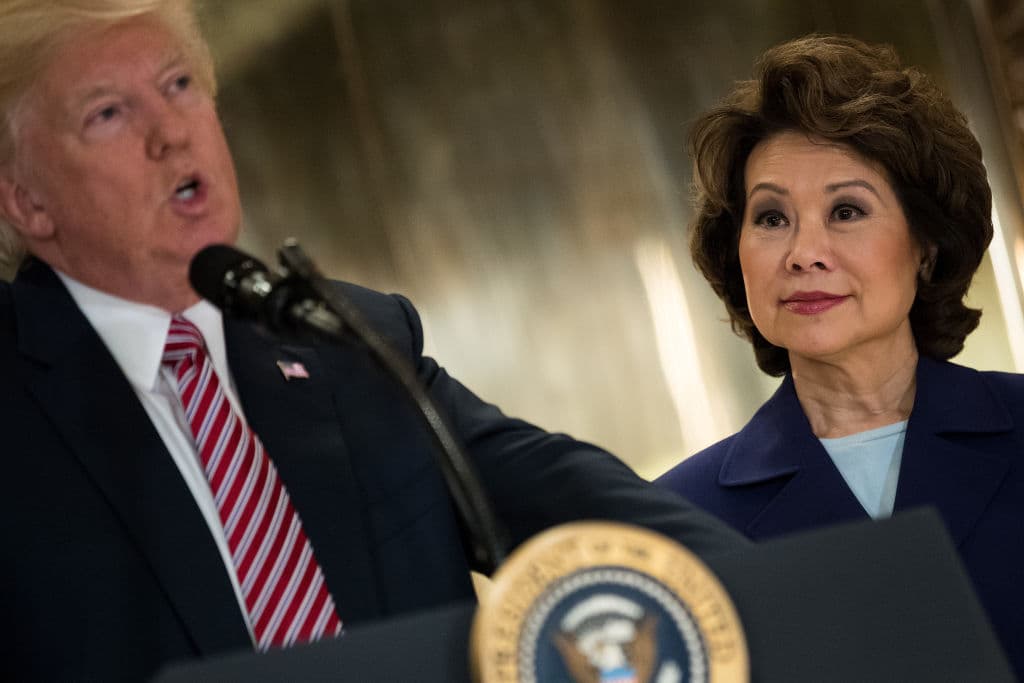 Investigan posibles infracciones éticas de la exsecretaria de Transporte Elaine Chao