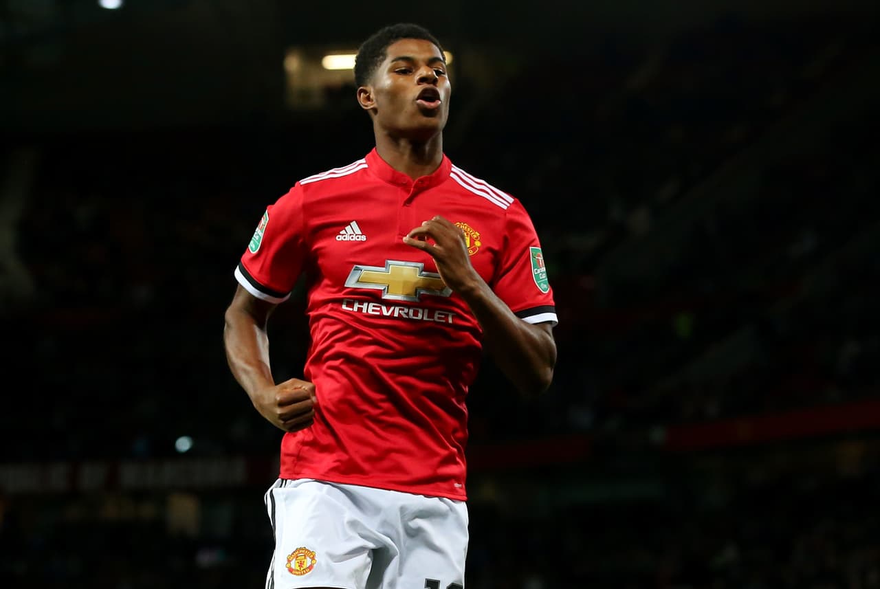 <b>3. Marcus Rashford - Delantero - 20 años </b>(Inglaterra / Manchester United)