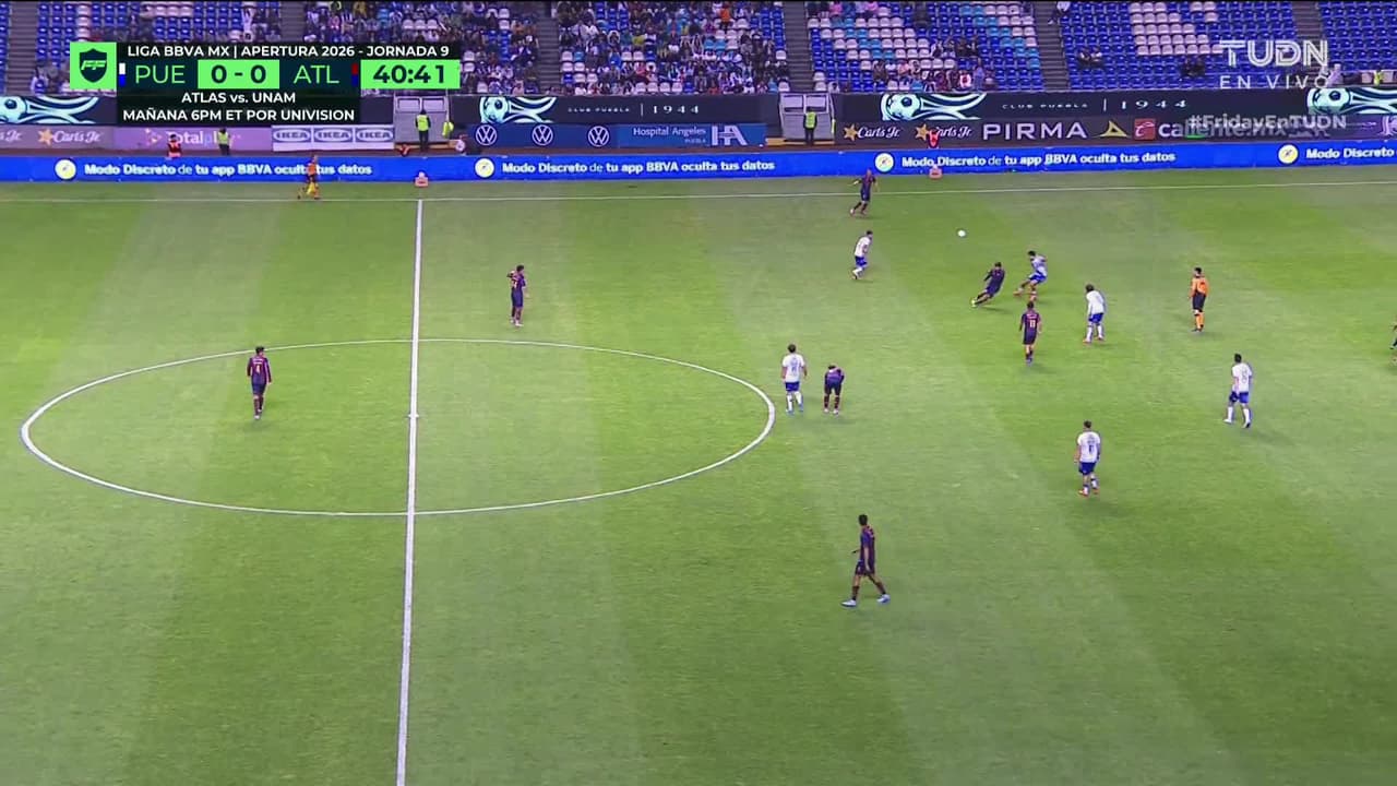 ¡GOL!  anota para Atlante. Walter Portales