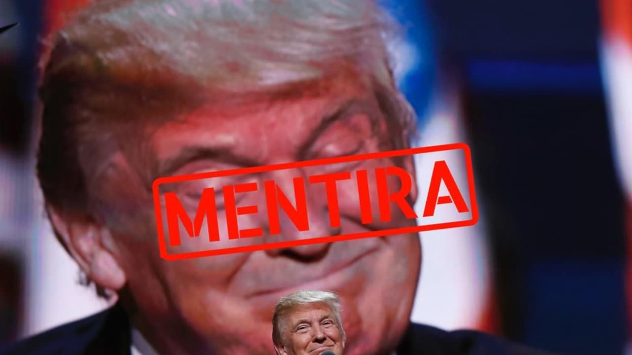 Cuatro mentiras del discurso de Donald Trump