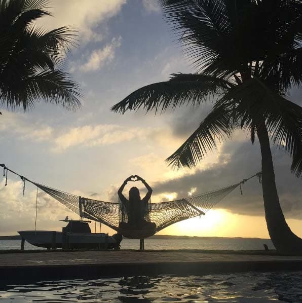 El atardecer de Bahamas es increíblemente bello.