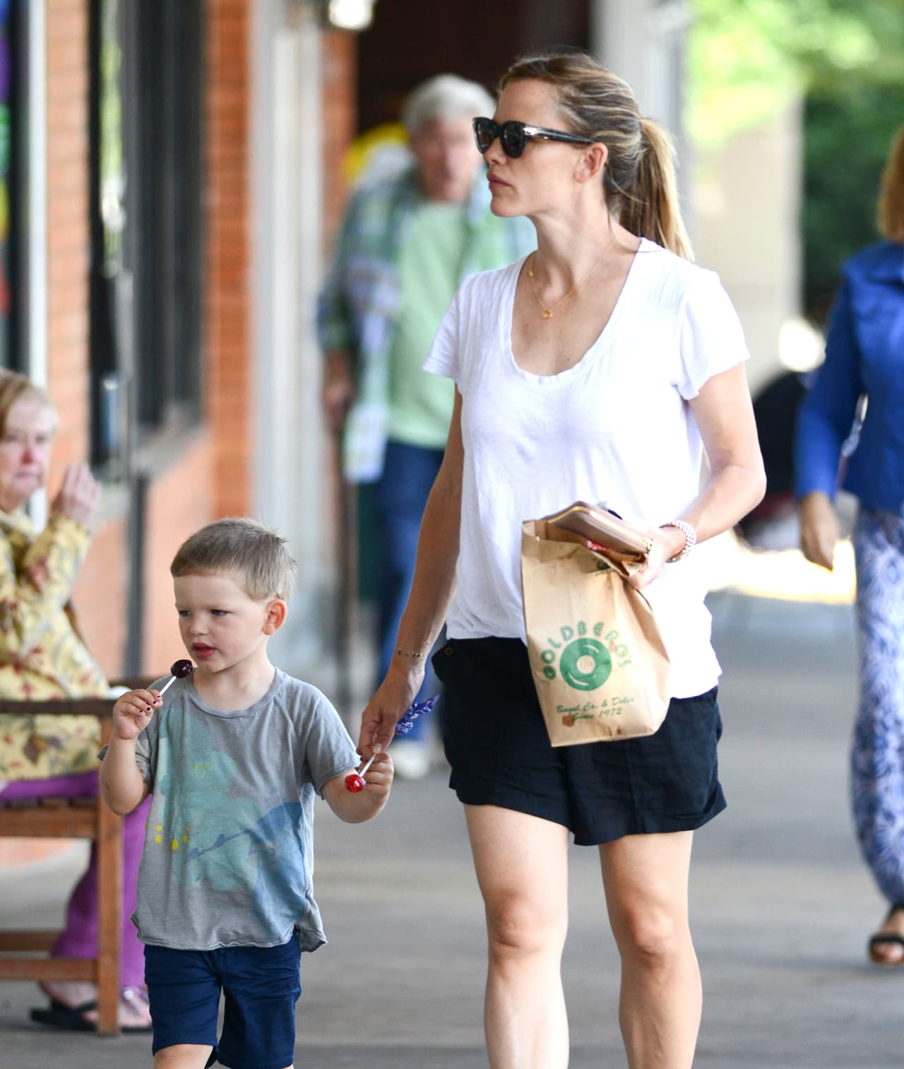 Jennifer con su varoncito, Samuel.