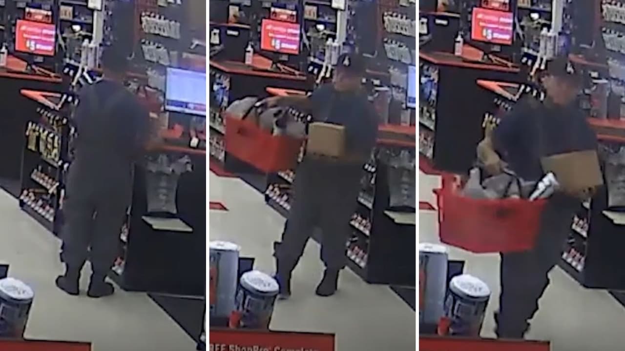 <h3 class="cms-H3-H3">Así ocurrió</h3> Según el informe policial,
<b> el sospechoso tomó varios cientos de dólares en productos y salió del local sin pagar.</b> Un empleado notó lo que ocurría y
<b> lo siguió hasta el estacionamiento para intentar recuperar la mercancía.</b> El hombre ya había colocado los artículos en su camioneta, y cuando el trabajador se acercó,
<b> lo amenazó con atropellarlo si no se apartaba.</b> Después, subió al vehículo y huyó del lugar.