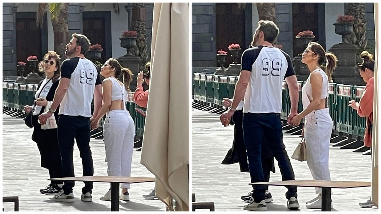 La pareja visitó algunos lugares turísticos de Gran Canaria