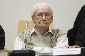 El ex guarda de Auschwitz, Oskar Groening.