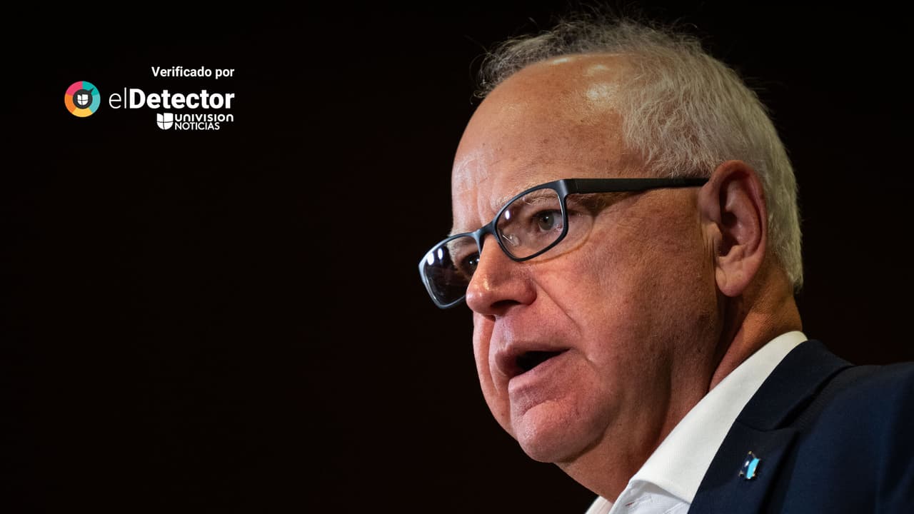 Verificamos tres afirmaciones que circulan sobre Tim Walz luego de ser nombrado compañero de fórmula de Kamala Harris